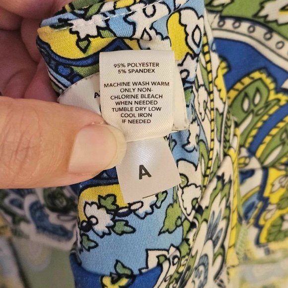 Ann Taylor Loft Paisley Maxi Dress Size 10 - Picture 5 of 10